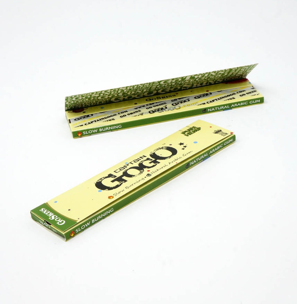 Captain gogo hemp rolling paper king size available on Jonnybaba lifestyle 