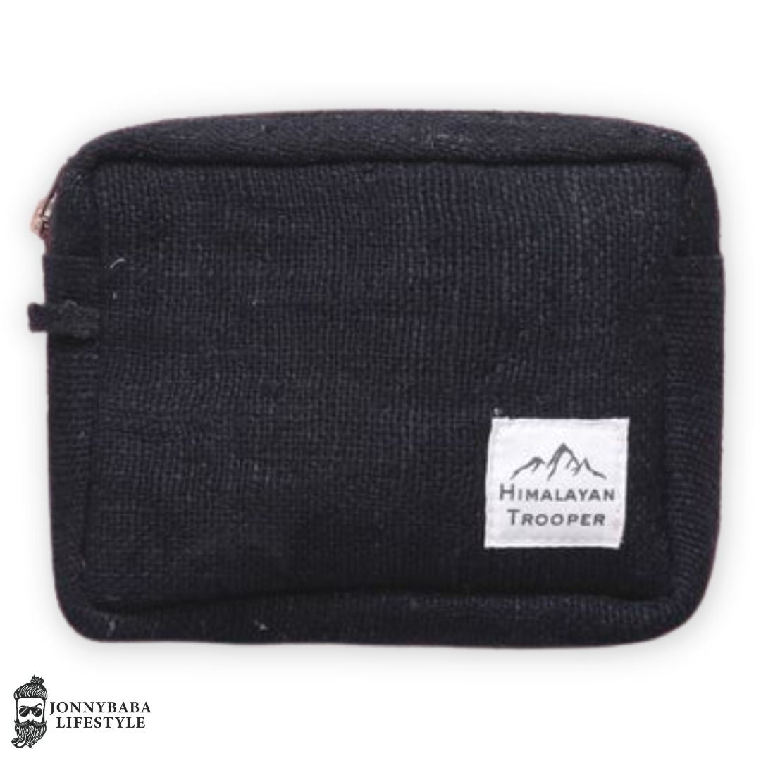 Himalayan Trooper Hemp Utility Pouch - Black