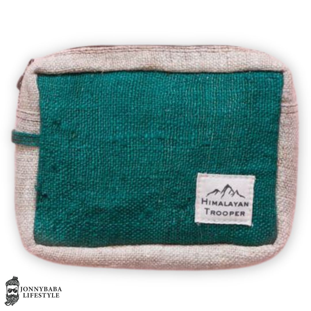 Himalayan Trooper Hemp Utility Pouch - Green