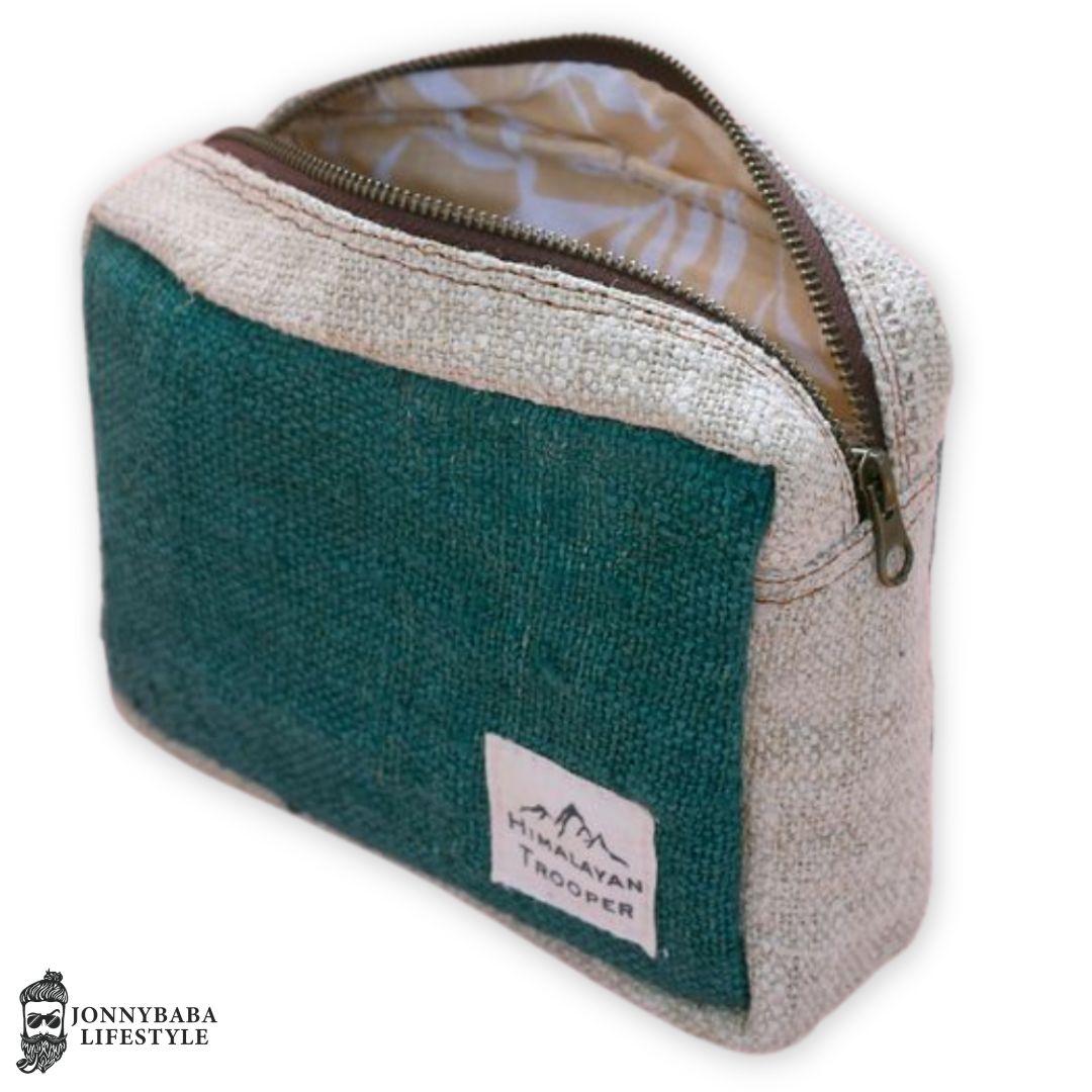 Himalayan Trooper Hemp Utility Pouch - Green