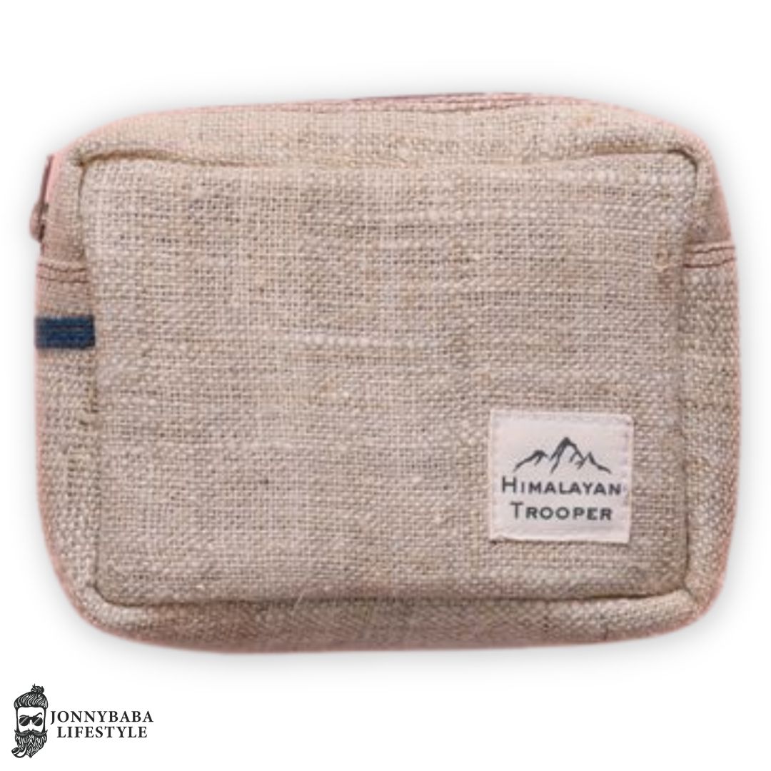 Himalayan Trooper Hemp Utility Pouch - Natural