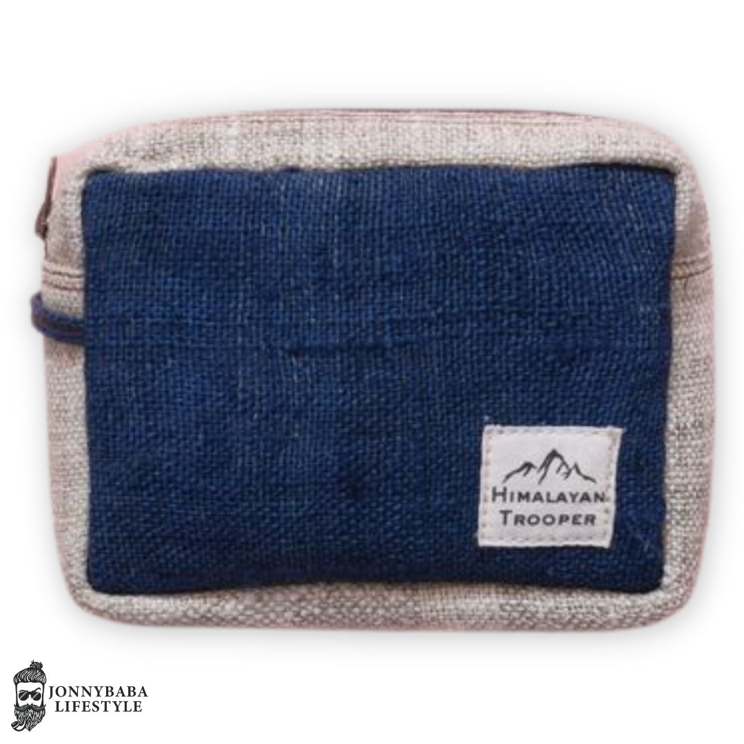 Himalayan Trooper Hemp Utility Pouch - Blue