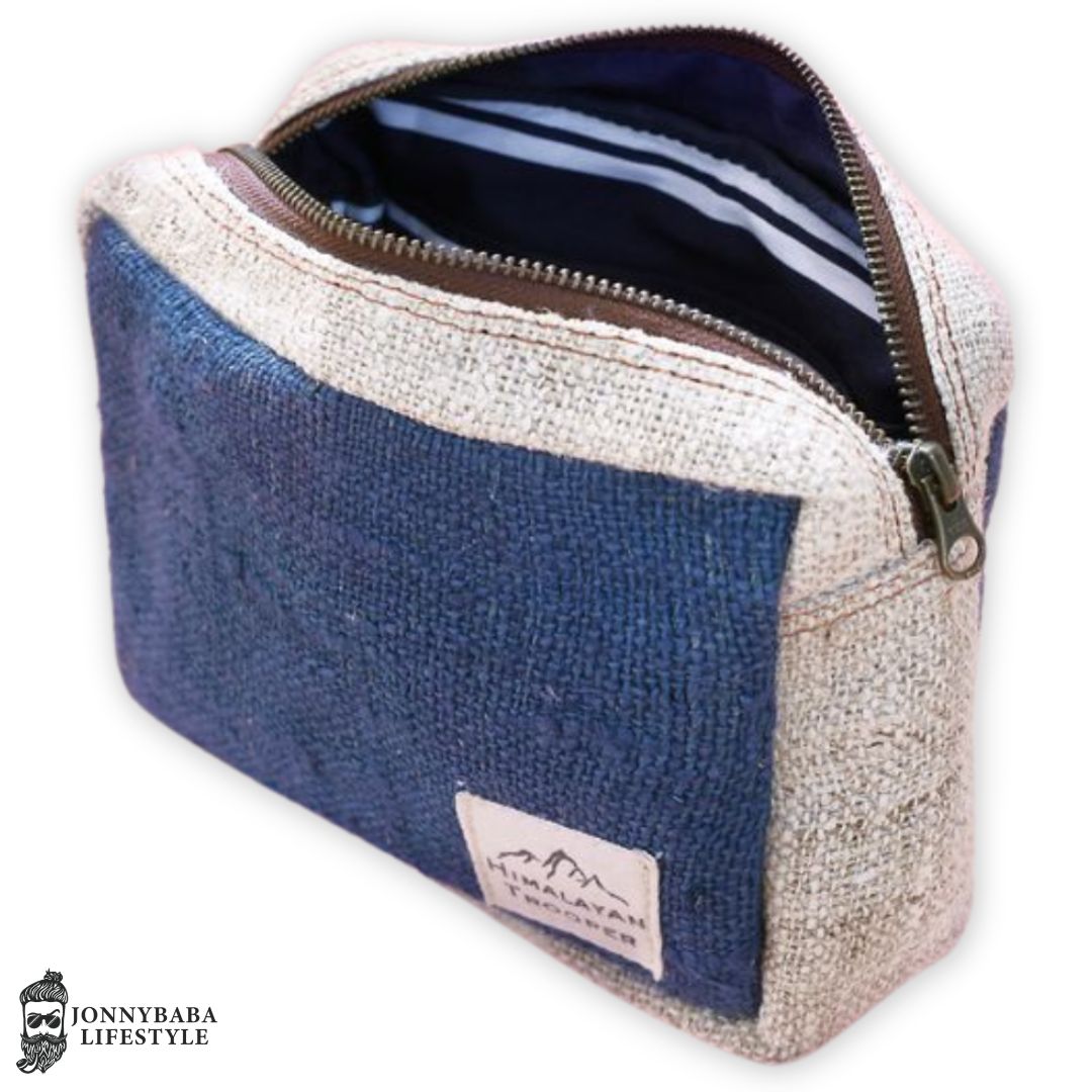 Himalayan Trooper Hemp Utility Pouch - Blue