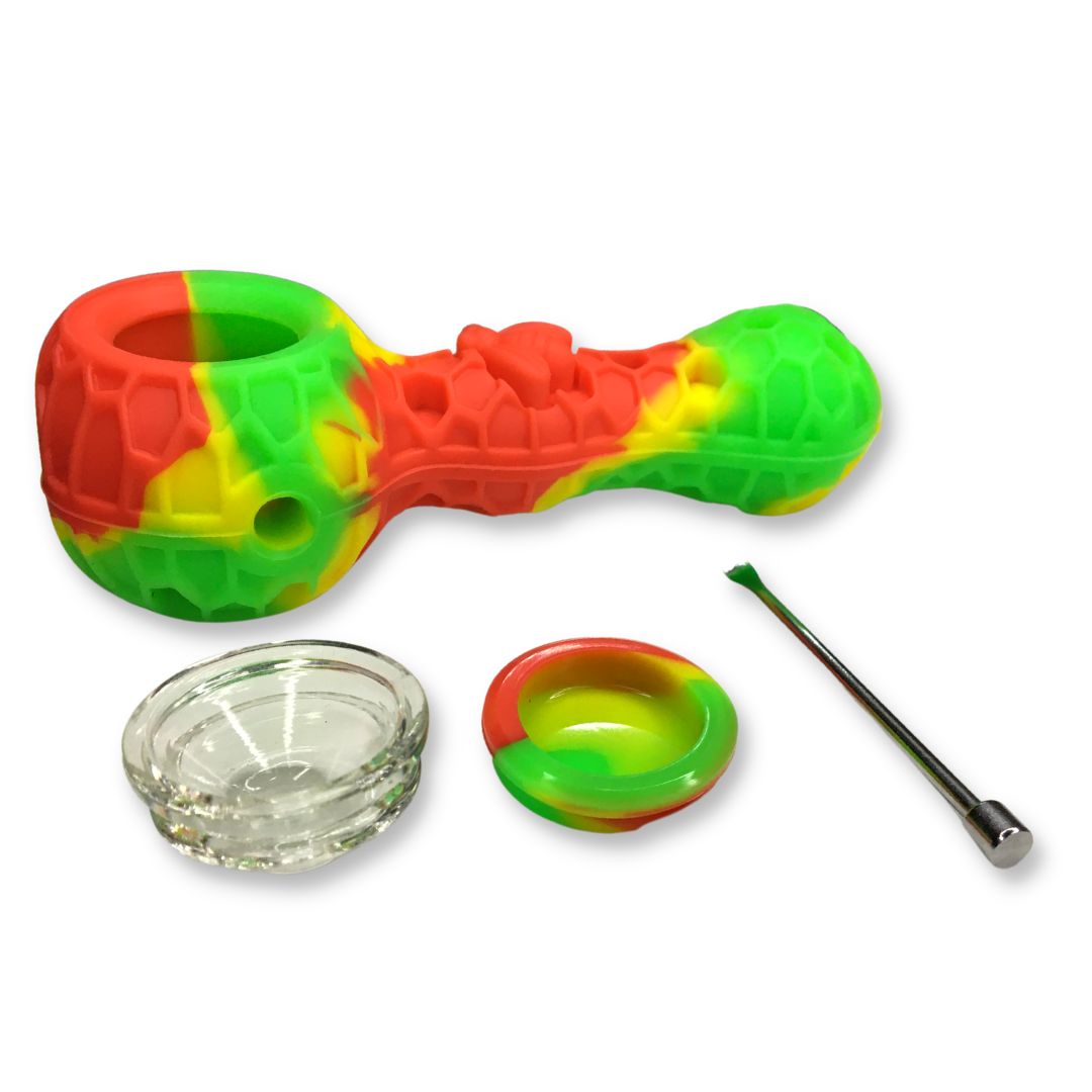 Honeycomb Silicone Pipe/Dab rig 