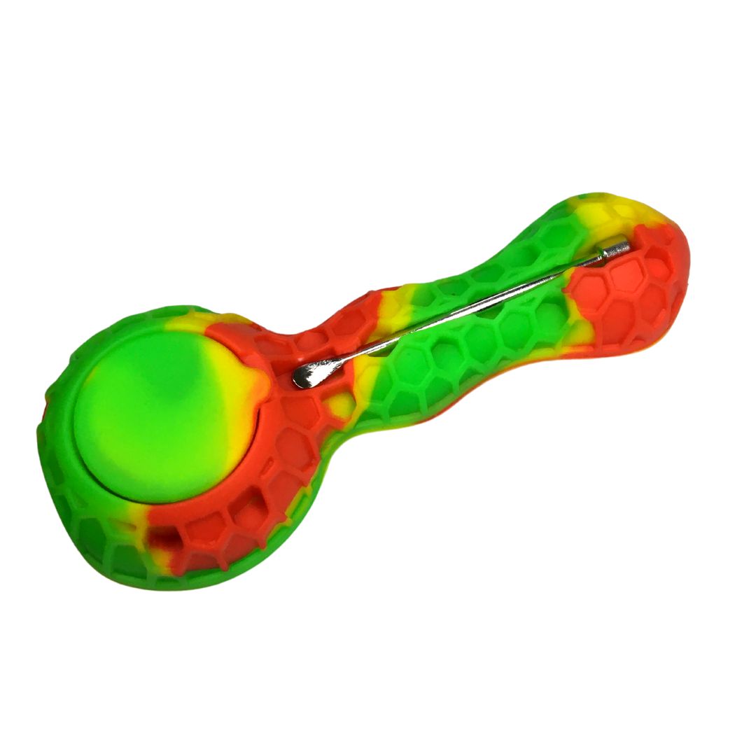 Honeycomb Silicone Pipe/Dab rig 