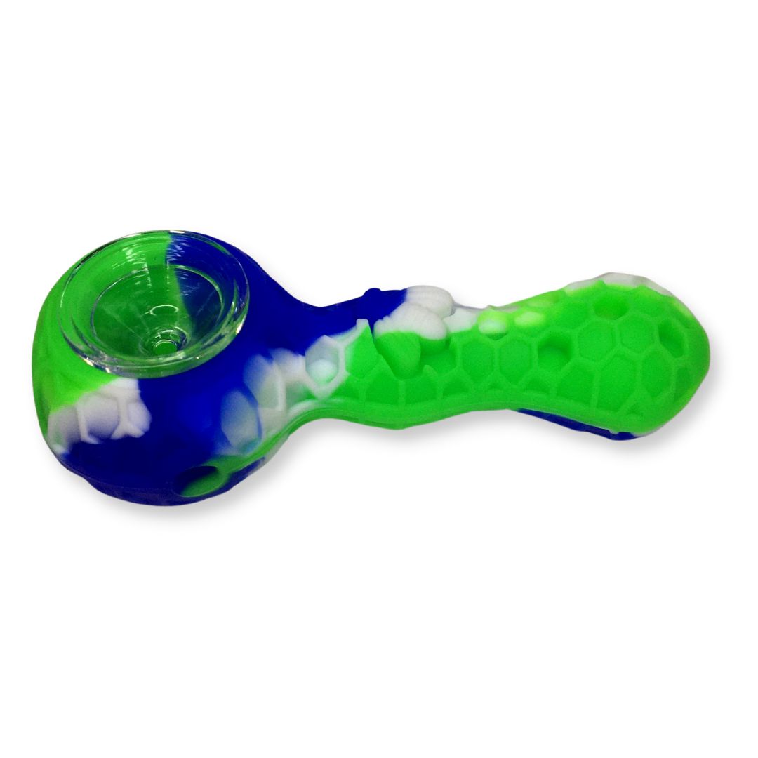 Honeycomb Silicone Pipe/Dab rig 