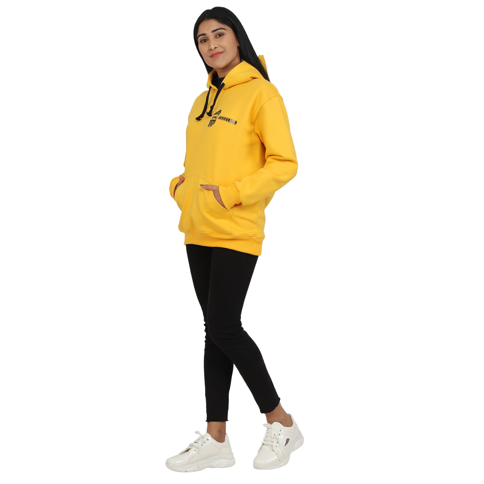 Jonnybaba Yellow Sweatshirt Hoodie