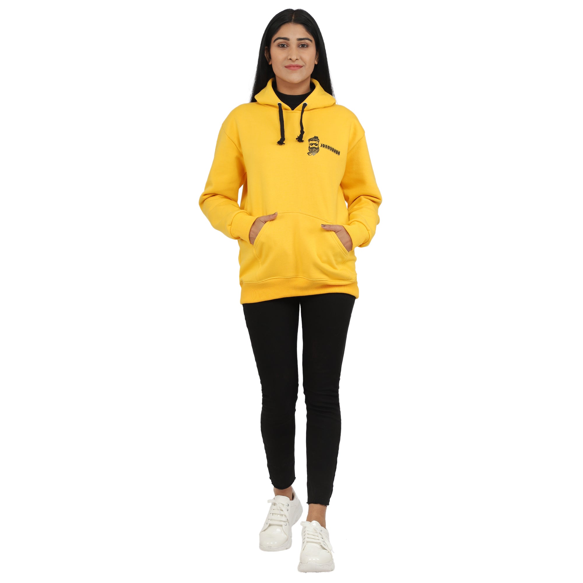 Jonnybaba Yellow Sweatshirt Hoodie