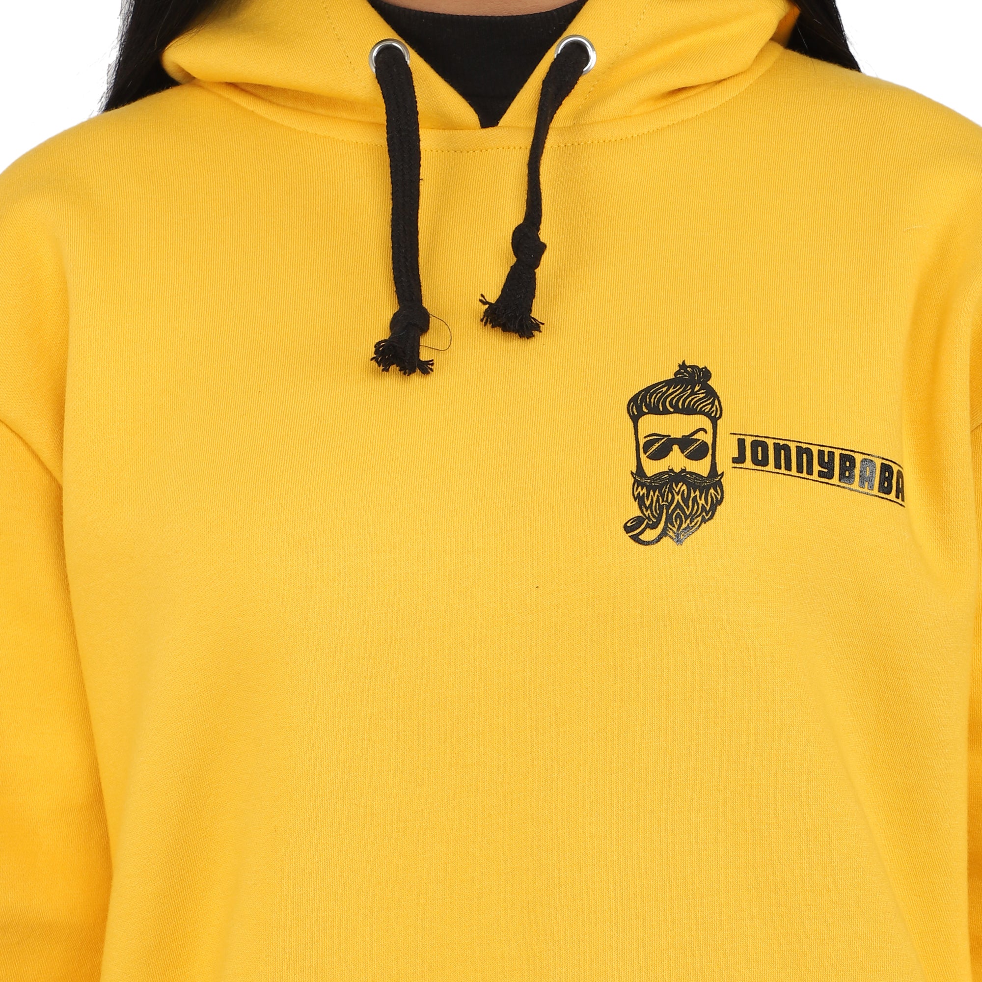 Jonnybaba Yellow Sweatshirt Hoodie