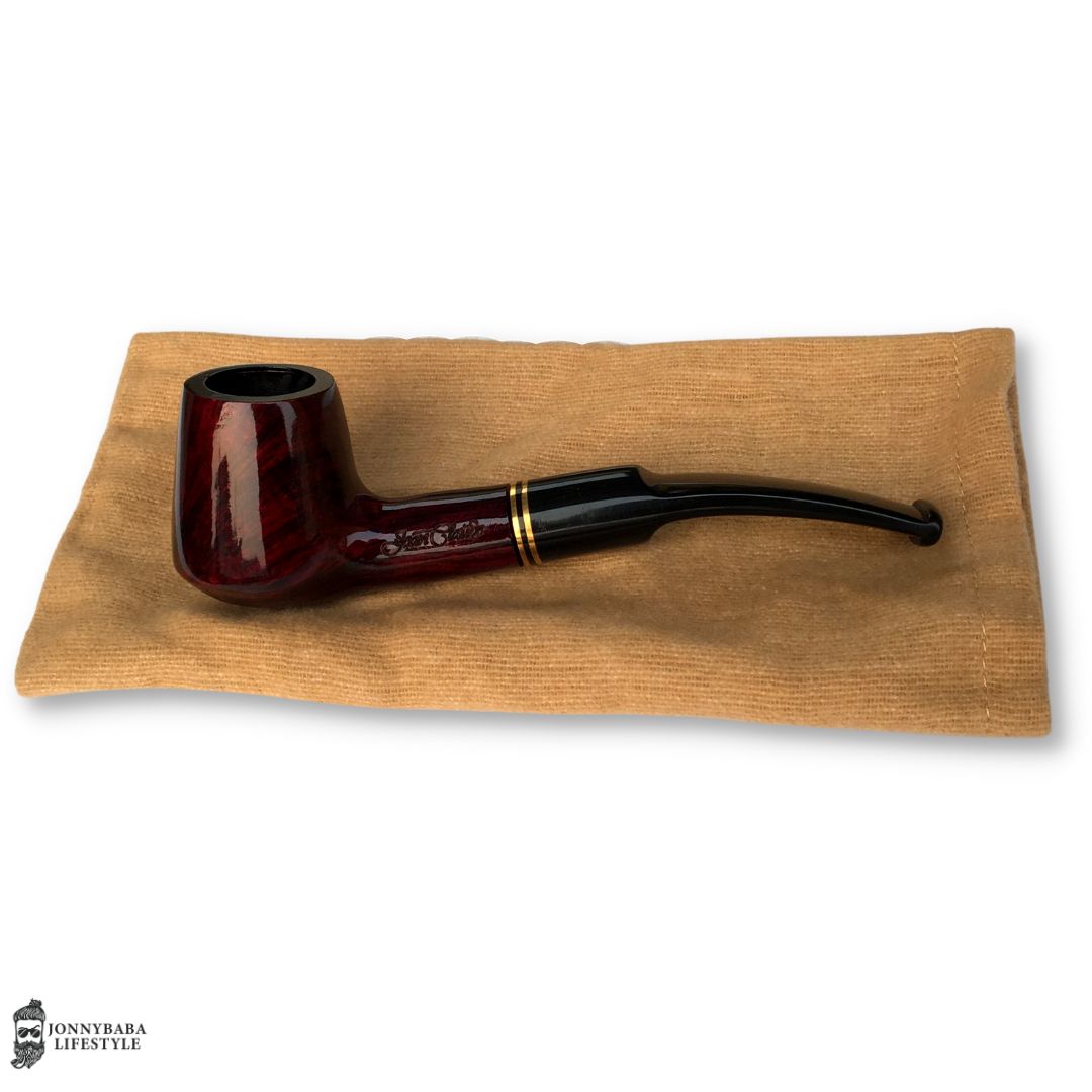 jean claude smoking pipe vintage apple