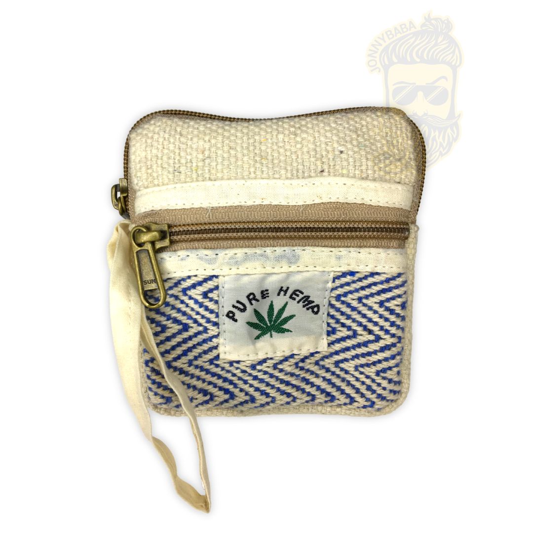 Jonnybaba Pure Hemp Pouch - Blue