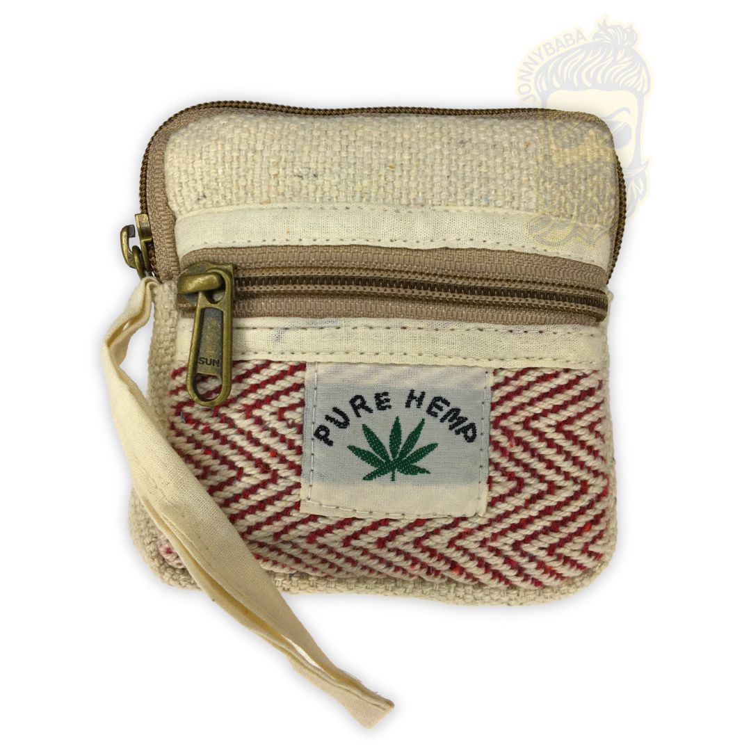 Jonnybaba Pure Hemp Pouch - red