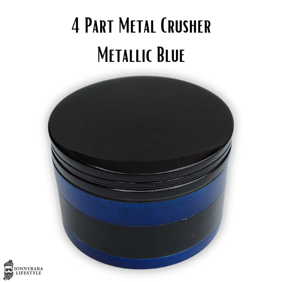 Metallic Blue Metal Crusher/Grinder ( 4 Part )