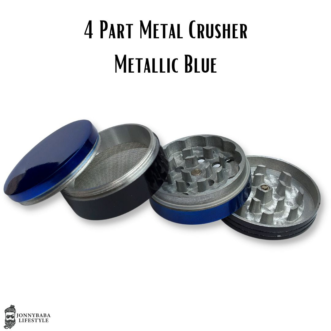 Metallic Blue Metal Crusher/Grinder ( 4 Part )