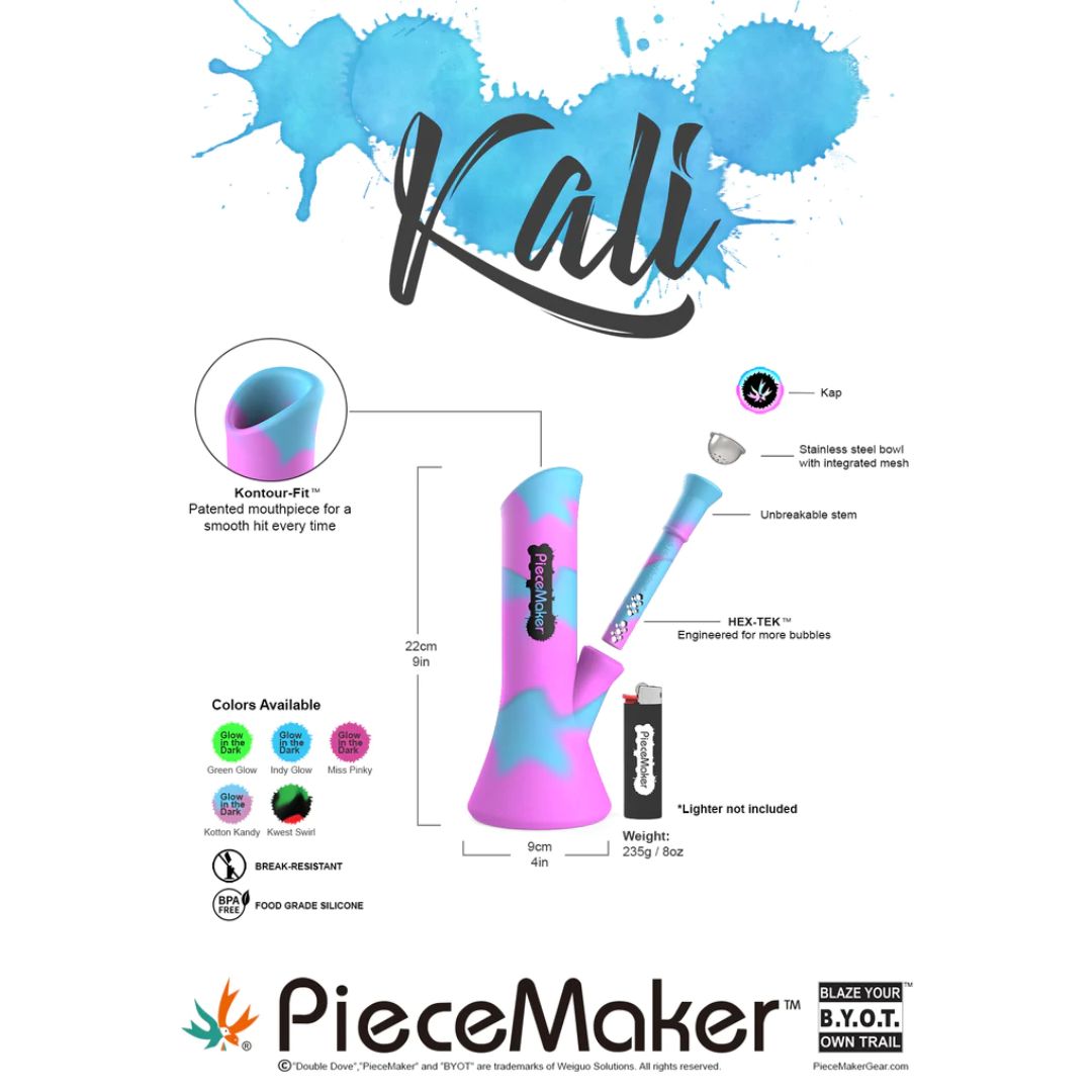 Piecemaker kali Silicone bong