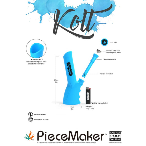 Piecemaker kolt silicone bong/water pipe