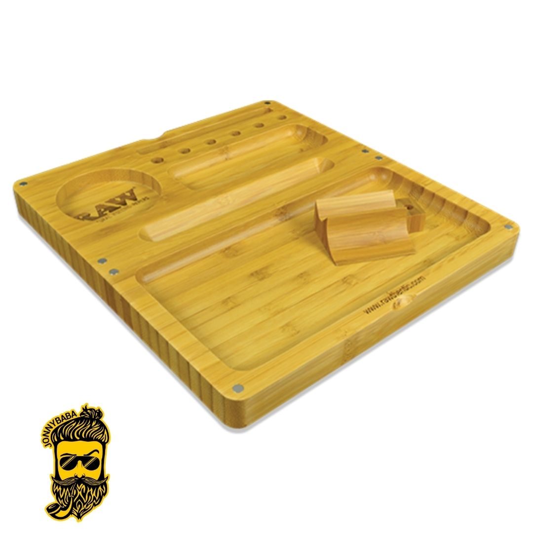 Raw Backflip bamboo Rolling tray Online On Jonnybaba Lifestyle 