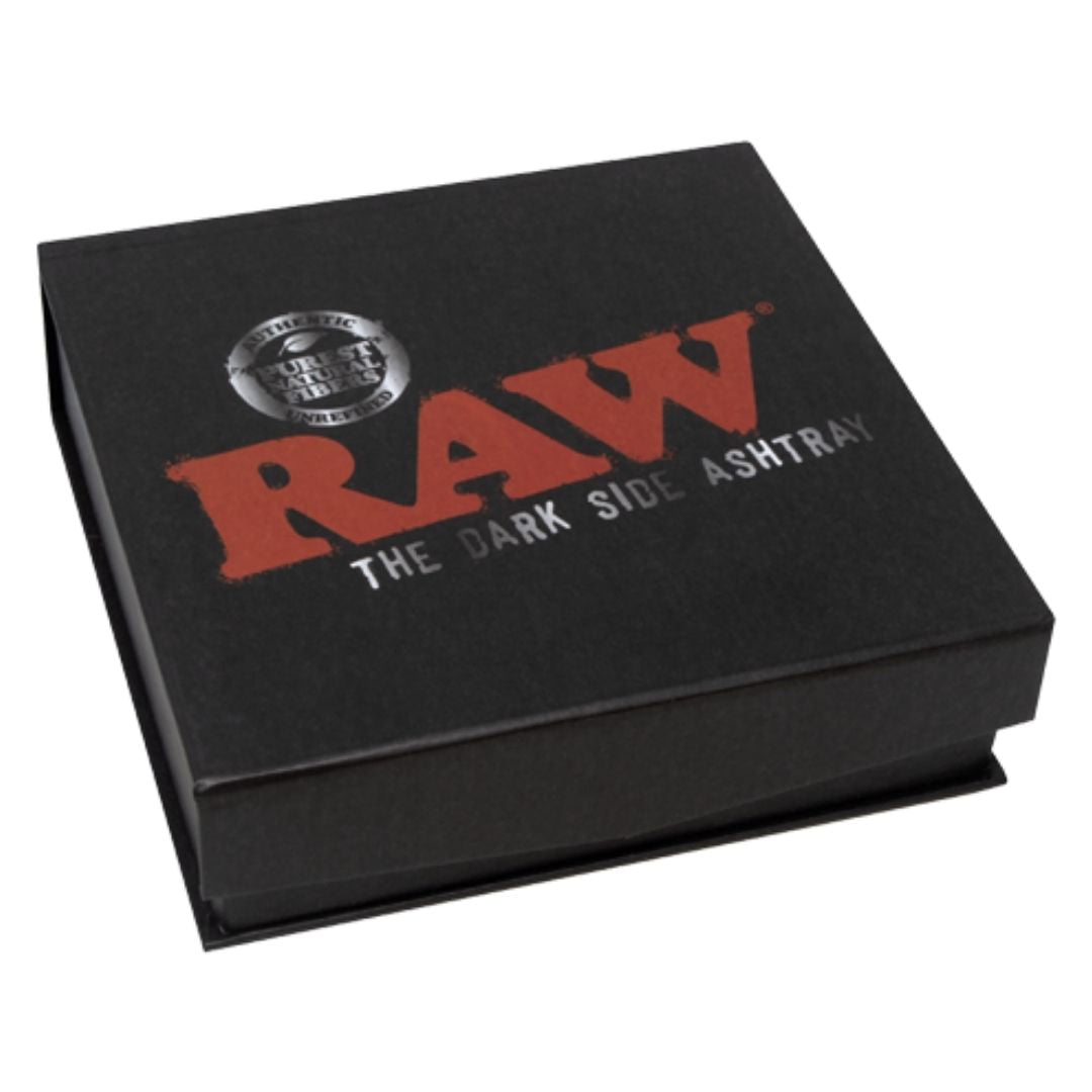 raw dark side glass ashtray available on jonnybaba lifestyle