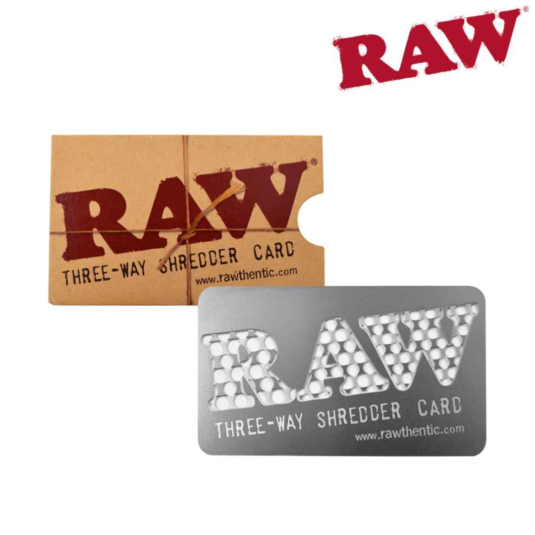 Raw Three Way Shredder Card