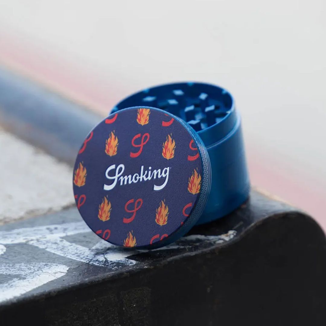 Smoking Metal Spice Grinder - Blue S-Fire