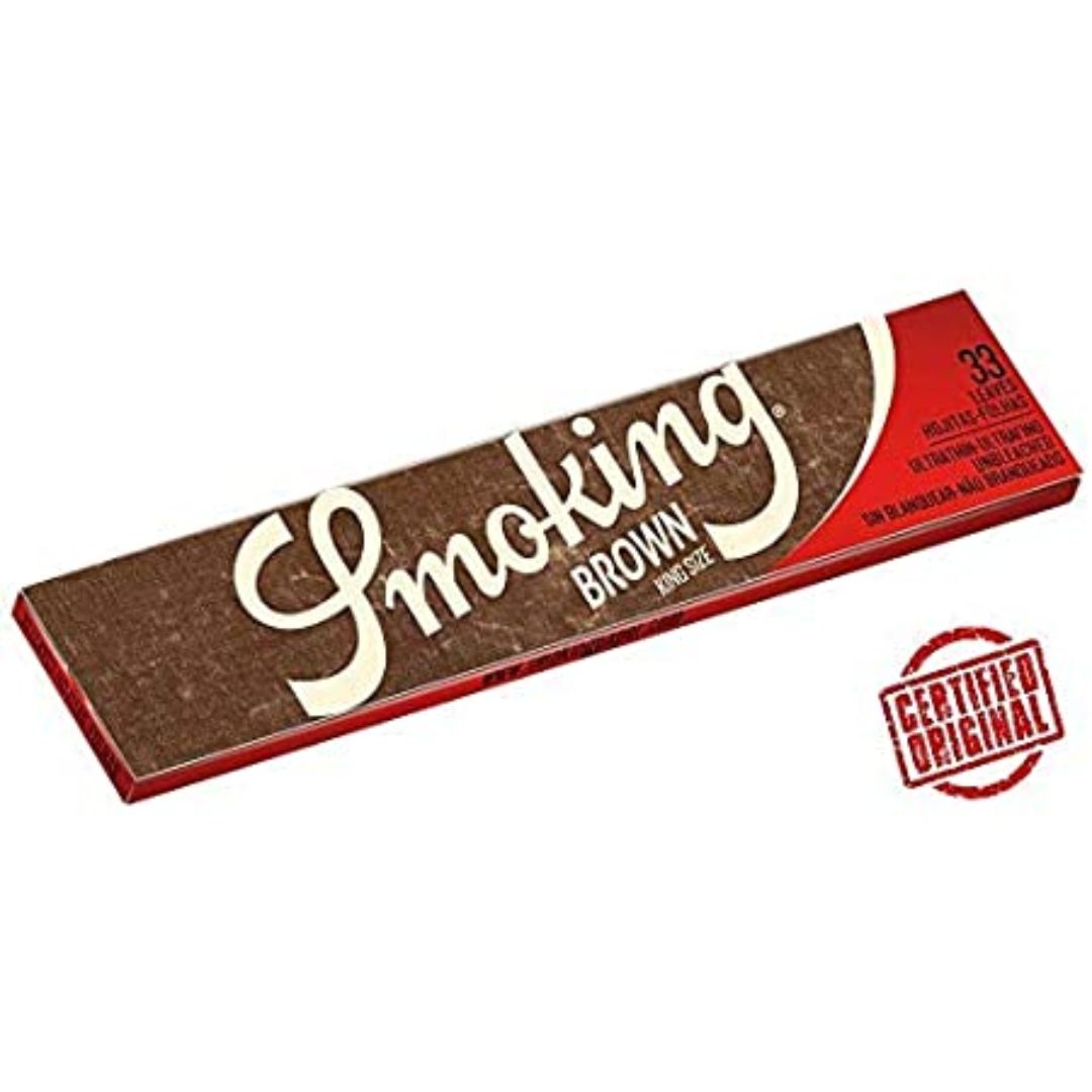 Shop for Smoking Brown King Size Rolling Papers Online in India On Jonnybaba Lifestyle 