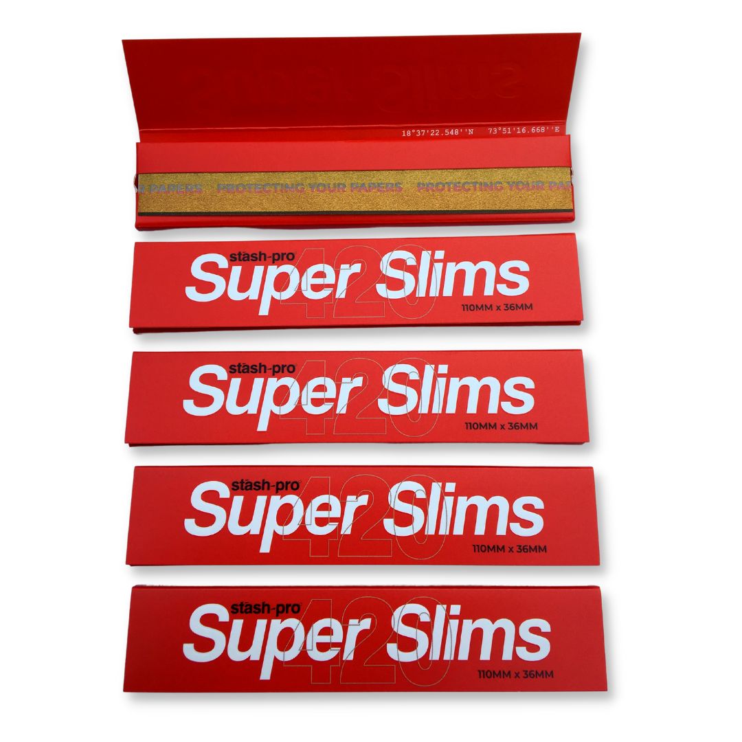 Stash pro super slim white rolling paper king size