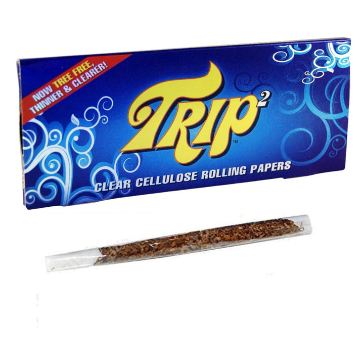 trip papers cellulose tobacco content Trip2 CLEAR Rolling Papers Clear Cellulose King Size Rolling