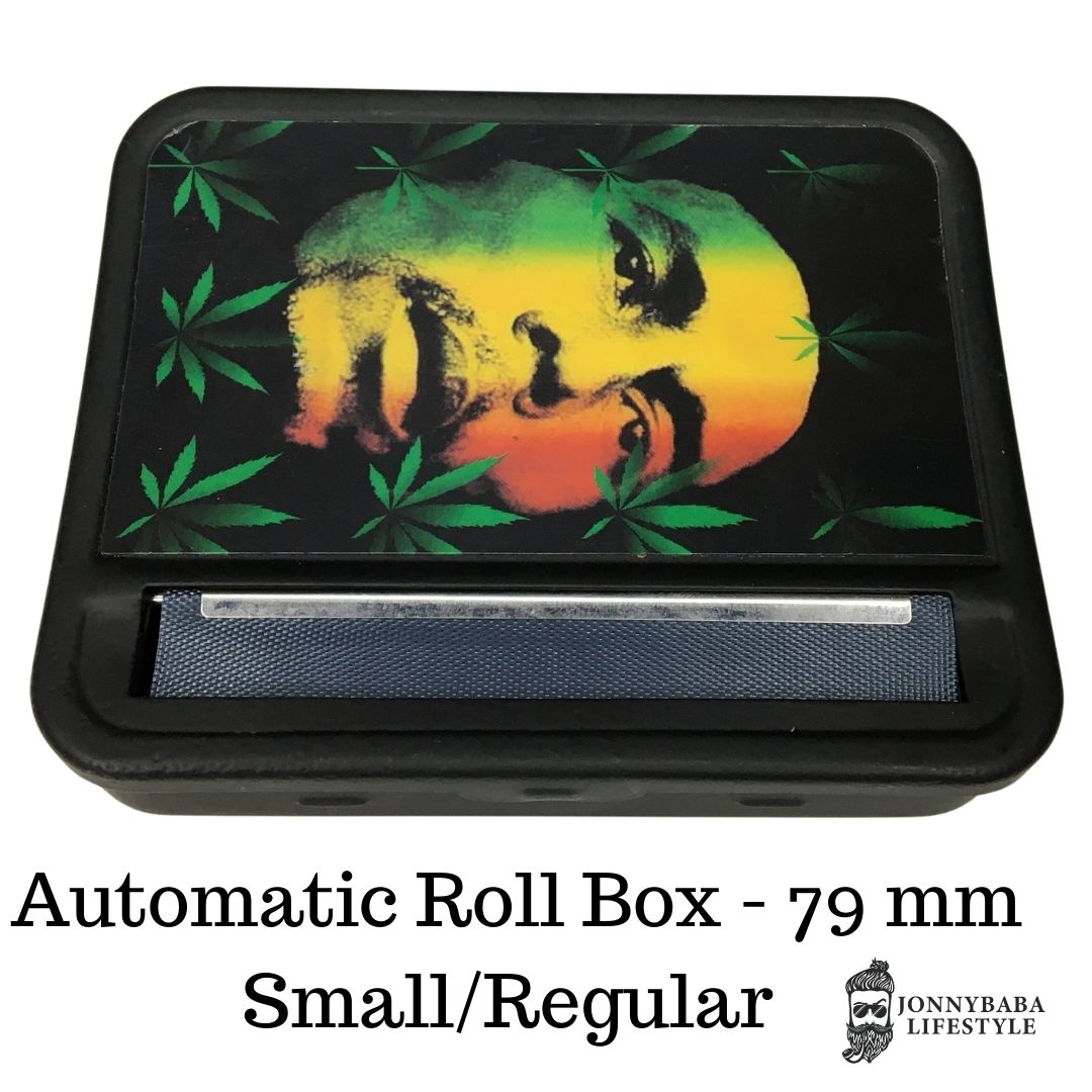 bob marley leaf automatic rolling machine 79 mm jonnybaba