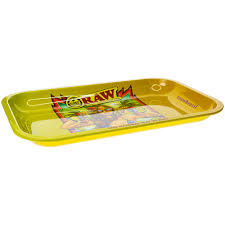 Raw Brazil Girl Rolling Tray - Small