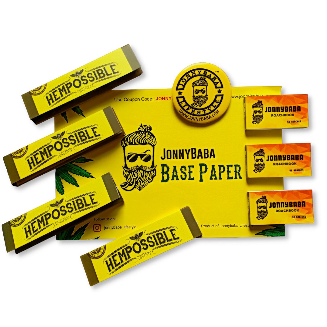 hempossible hemp rolling paper combo Jonnybaba lifestyle