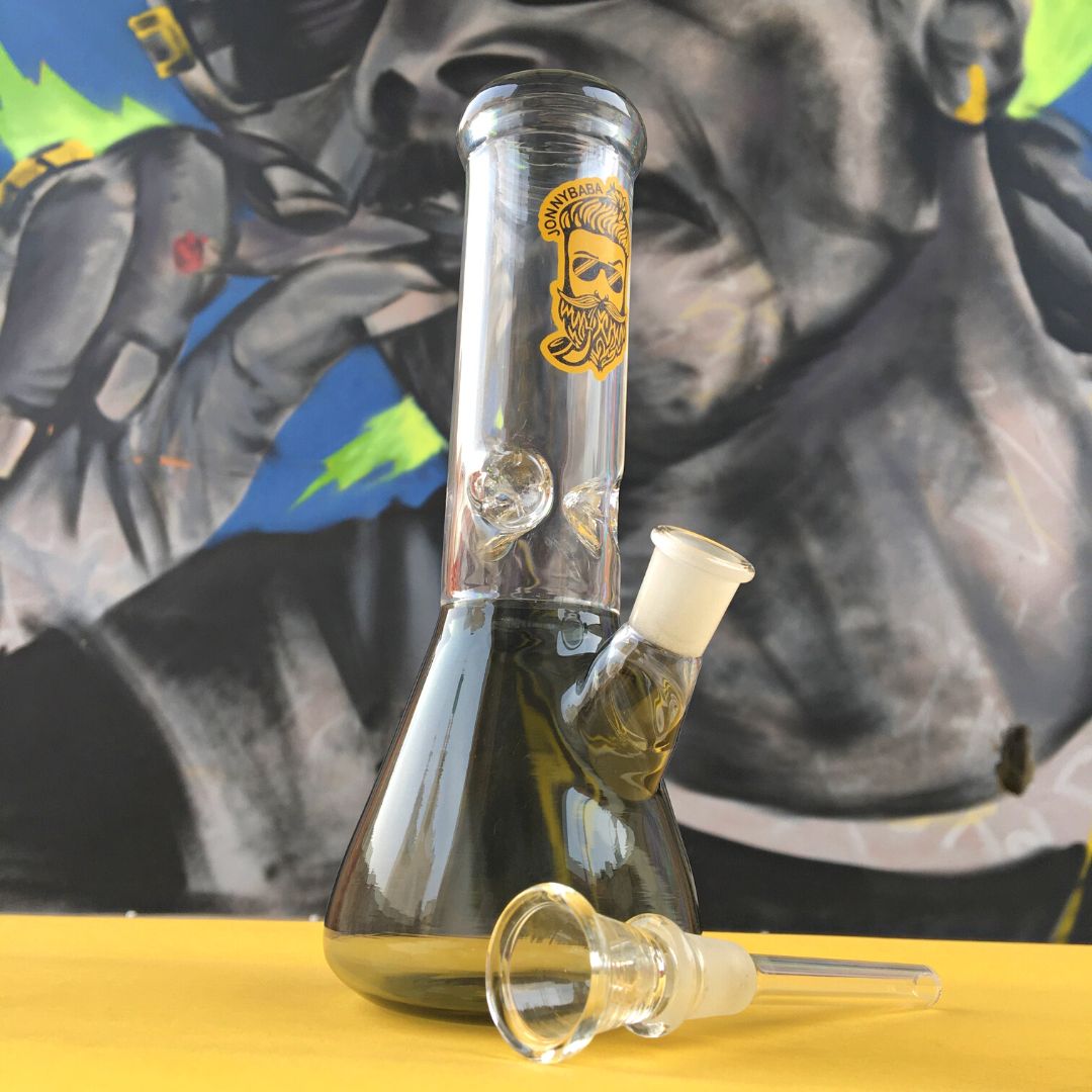 jonnybaba 8 inch glass ice bong available on jonnybaba lifestyle