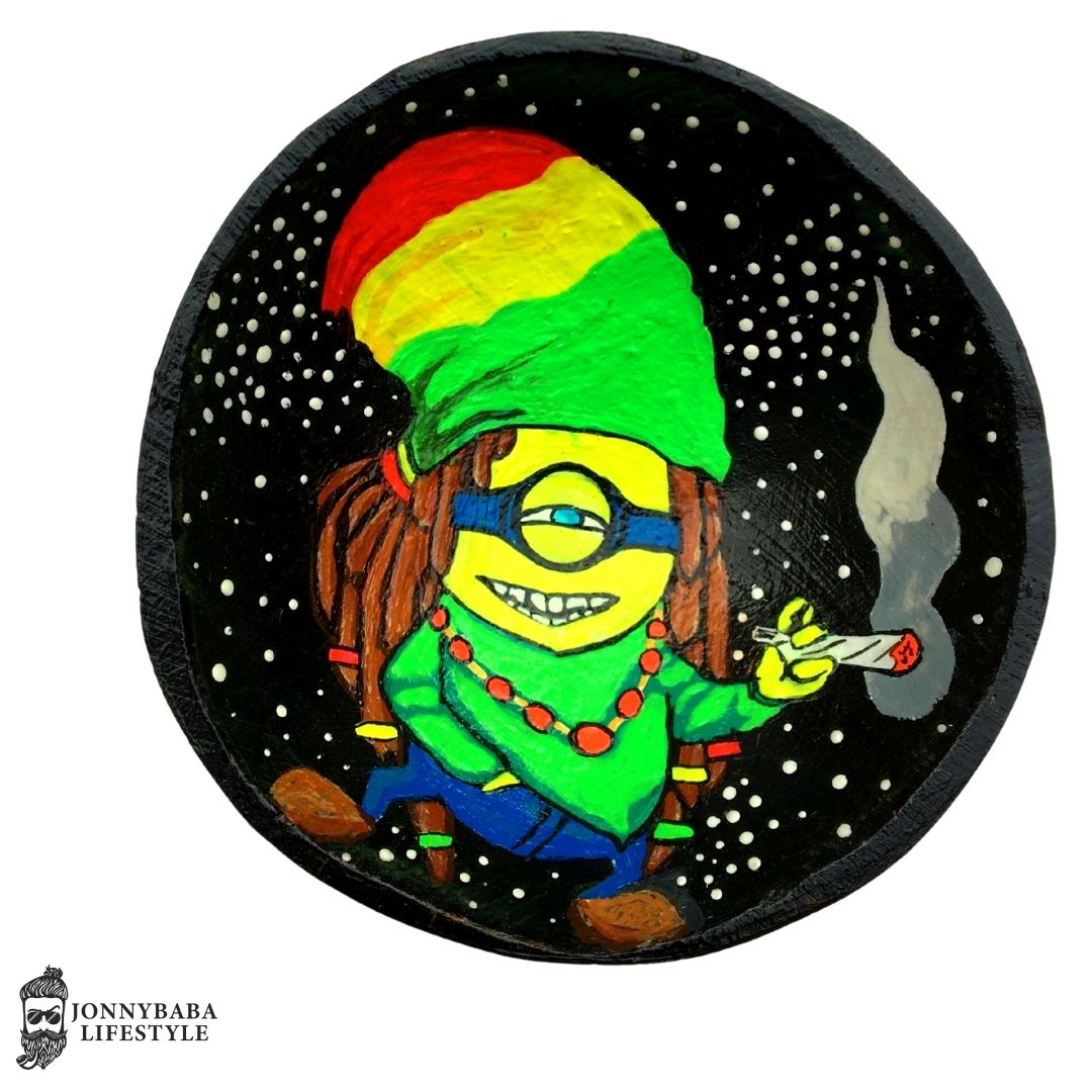 stoner minion coconut crushing/mixing bowl available on jonnybaba lifestylea