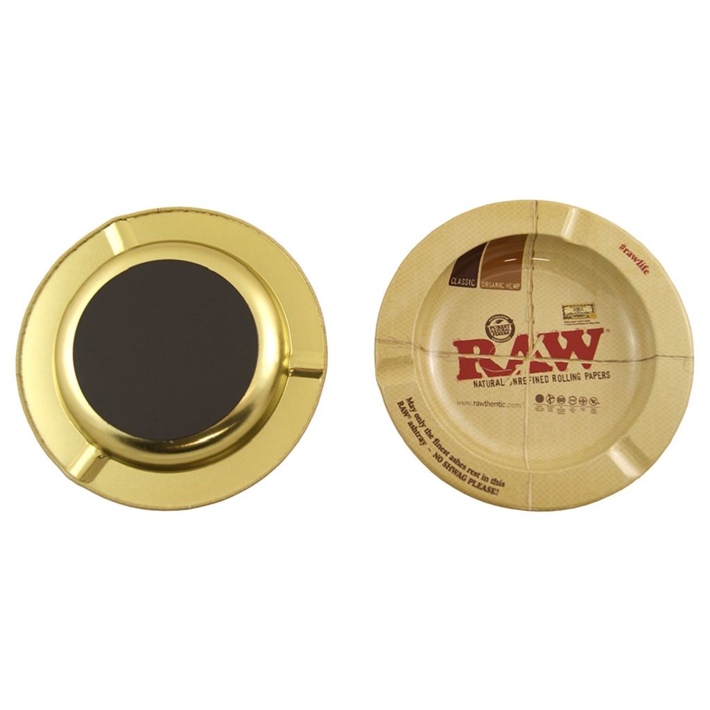 Raw Metal Ashtray With Magnetic Bottom