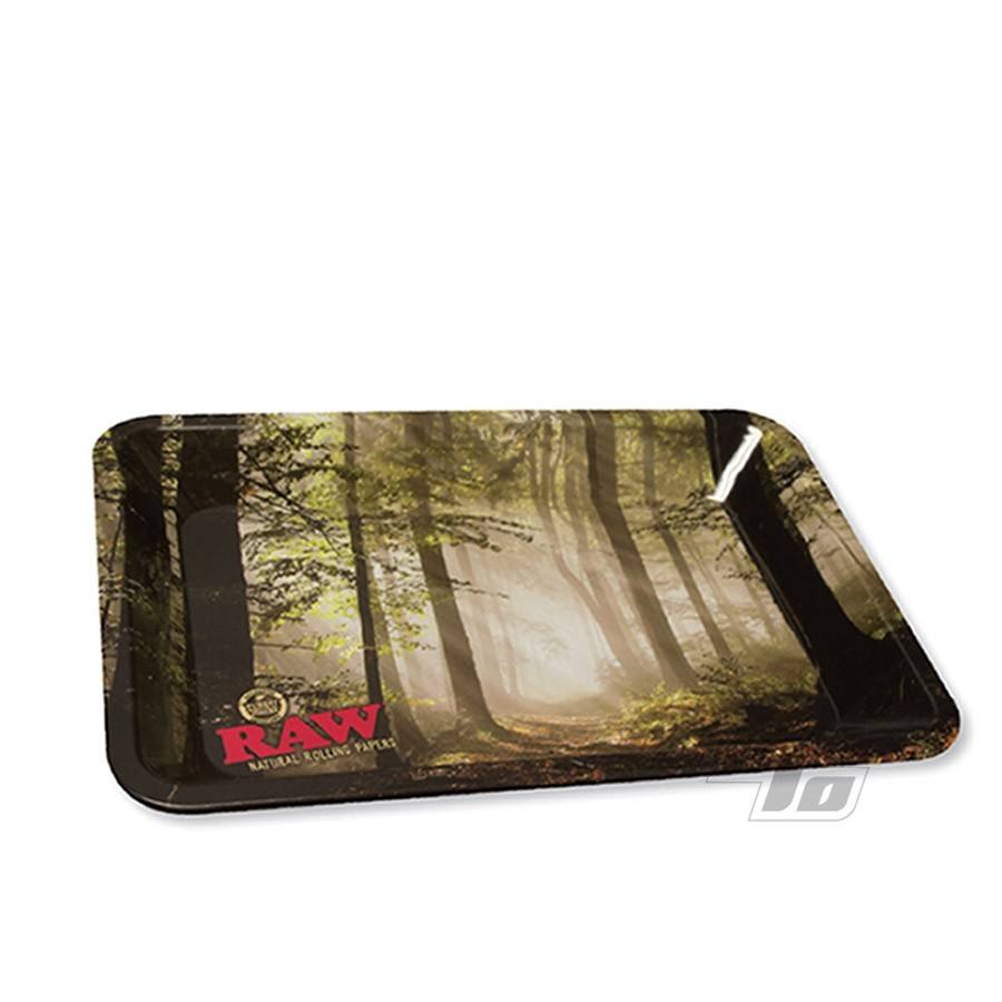 RAW Smokey Forest Rolling Tray - MINI