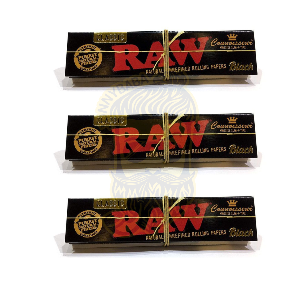 Raw black rolling paper