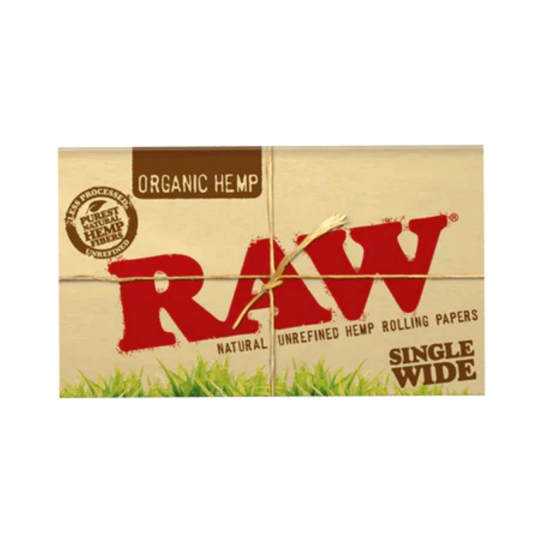 Raw organic single wide