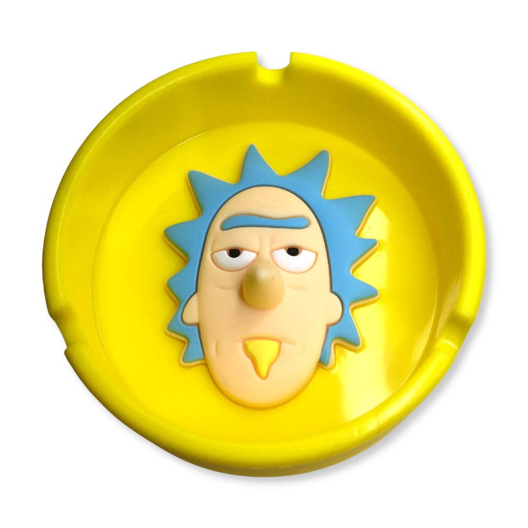 Rickity rick Silicone Ashtray yellow