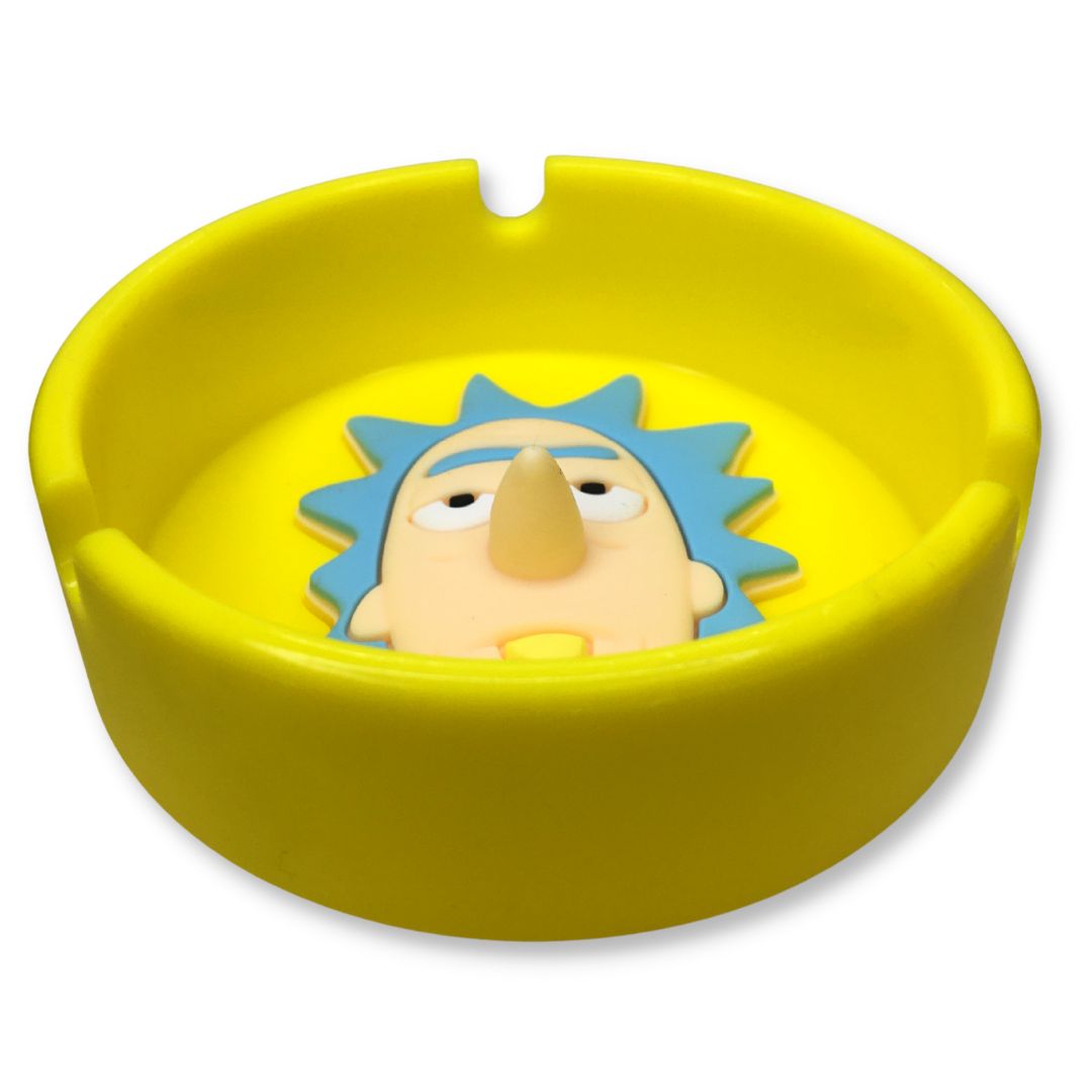 Rickity rick Silicone Ashtray yellow