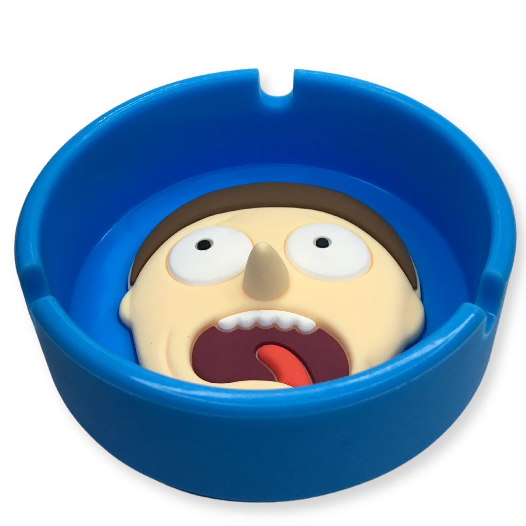 Morty silicone ashtray blue jonnybaba