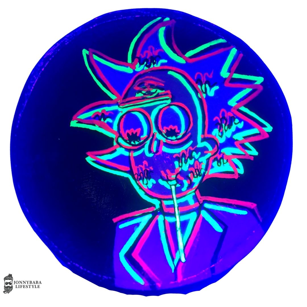 rick and morty coconut glow in dark mixing bowl