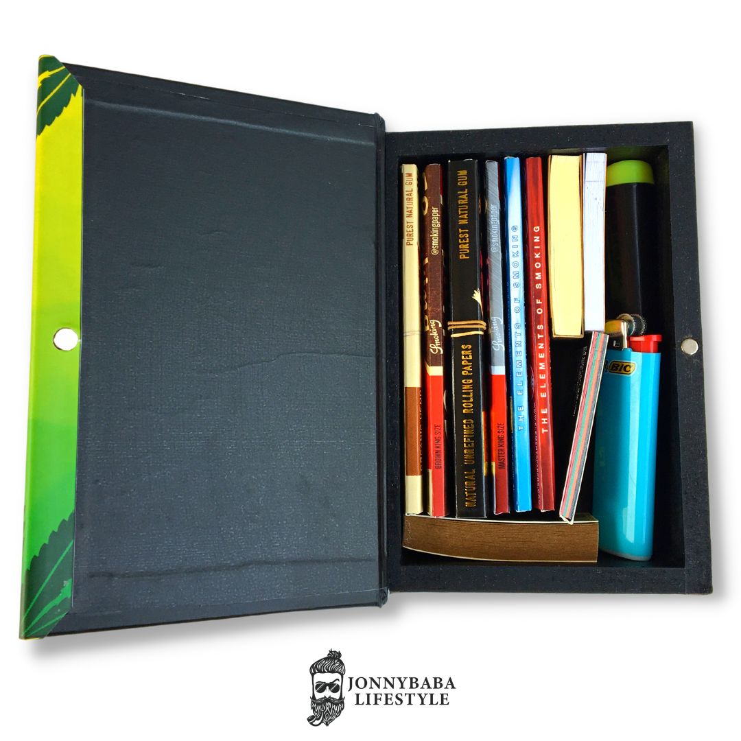 the book of a stoner combo Disguise storage book now available on jonnybaba Lifestyle 